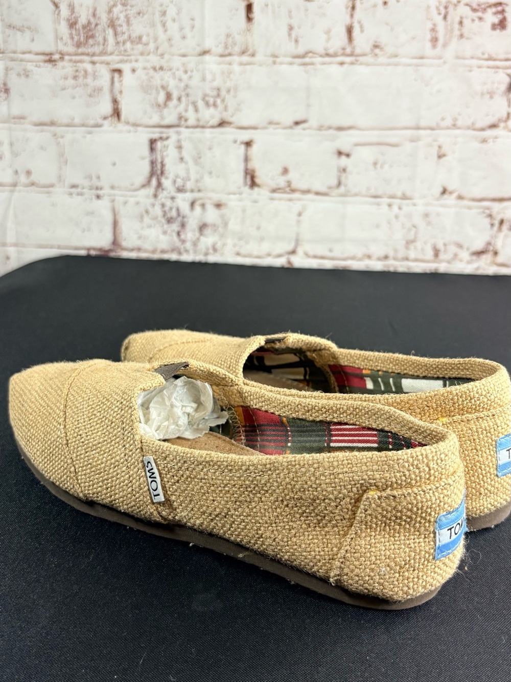 Toms women Slip-On Canvas Loafers in Tan - Picture 11 of 12